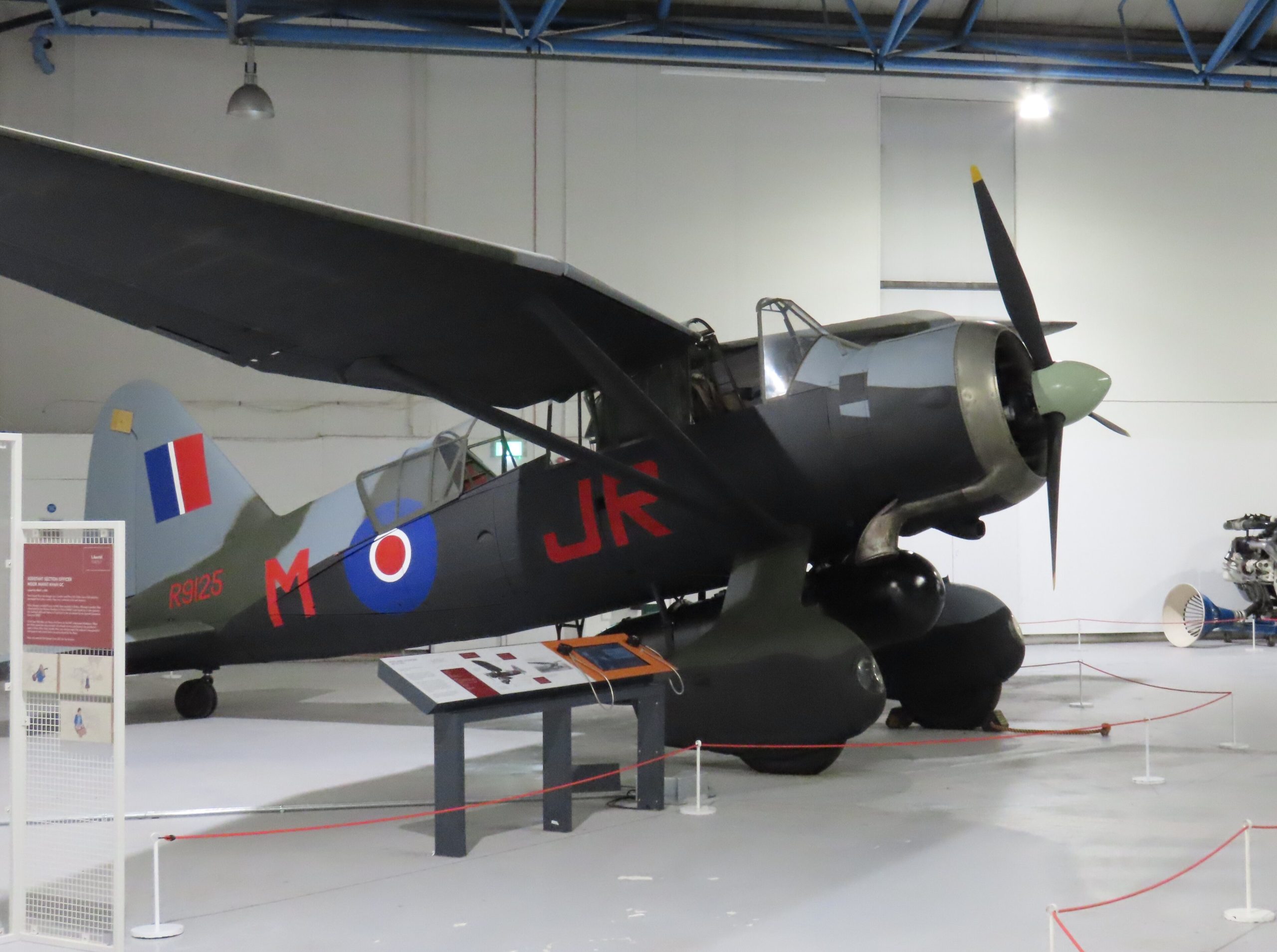 A preserved Westland Lysander at the RAF Museum, London