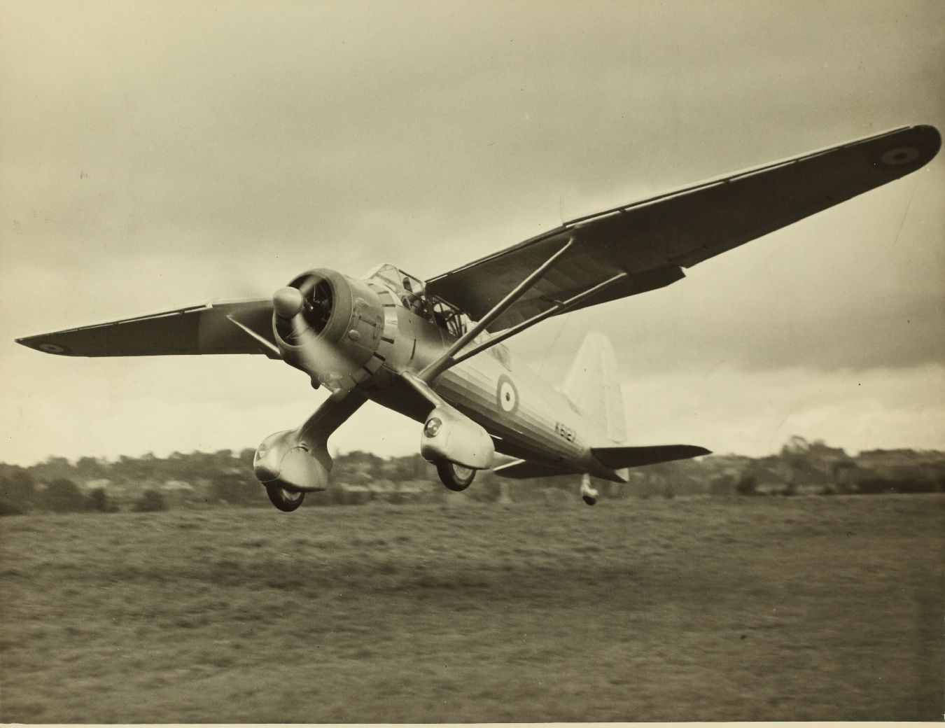 A wartime Westland Lysander army co-operation aircraft