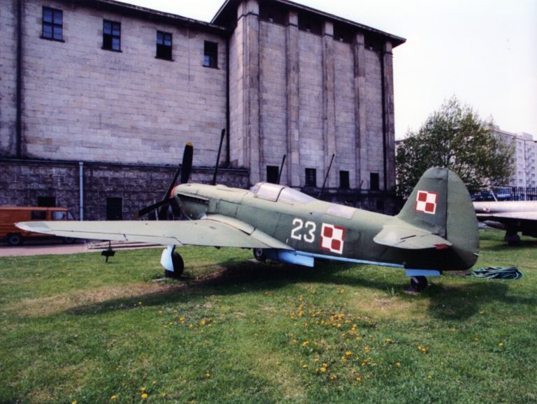 Yakovlev Yak-9 wearing Polish Air Force checkerboard markings
