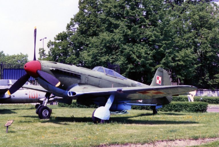 Postwar Yakovlev Yak-9P preserved on outdoor display