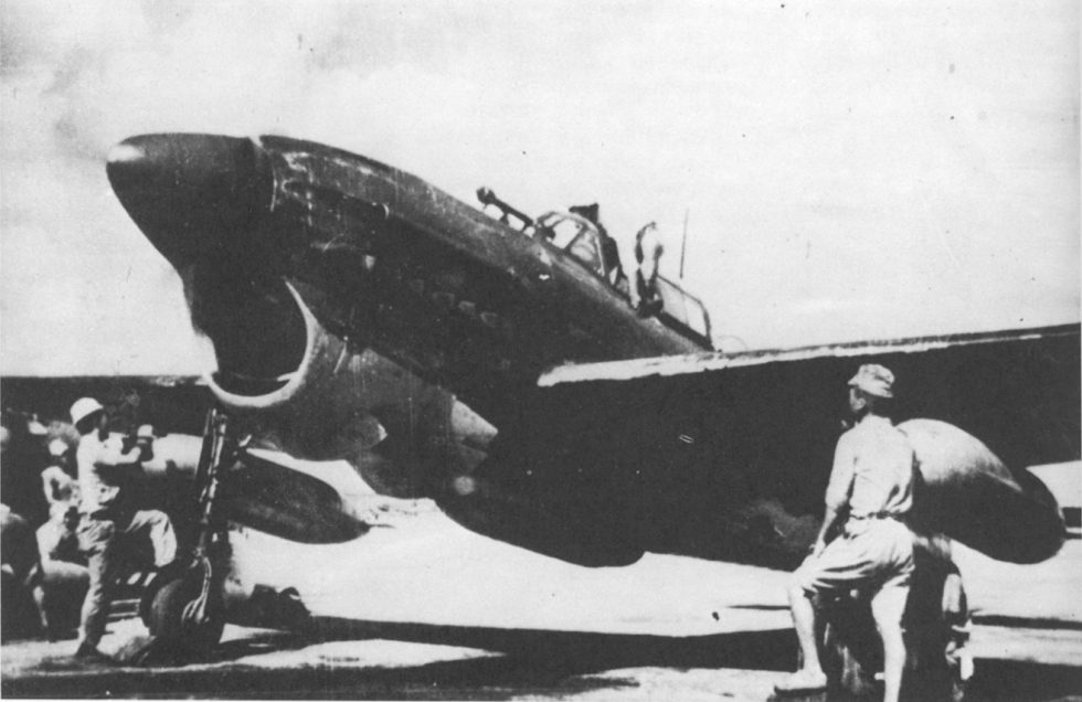 A wartime D4Y1 Suisei lifting off  the fastest carrier dive bomber Japan flew.